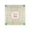 FOULARD IN SETA 90 VERDE CHIARO La gelateria