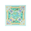 FOULARD IN SETA 90 VERDE CHIARO Napoli terra mia
