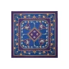 FOULARD IN SETA 90 VIOLA Elefanti portafortuna