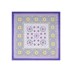 FOULARD IN SETA 90 VIOLA Mosaico