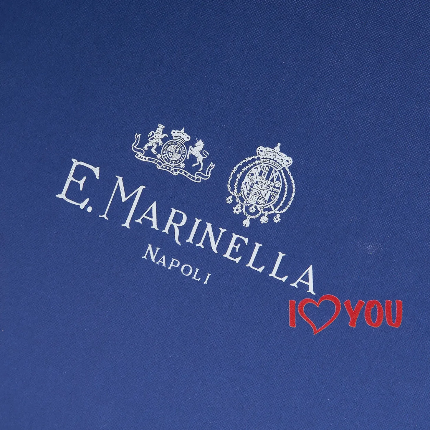 FOULARD ROMBO IN SETA AZZURRO Collezione san valentino