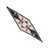 FOULARD ROMBO IN SETA NERO Collezione lucky charm
