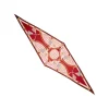FOULARD ROMBO IN SETA ROSSO Collezione lucky charm