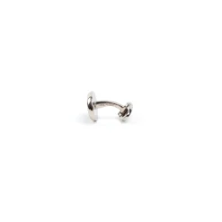 GEMELLI DA POLSO IN ARGENTO AZZURROCon microfantasia fiore