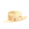 PANAMA MODELLO AMEDEO DETTAGLI IN SETA ARANCIO, 56 CM E. marinella x borsalino