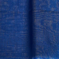 PASHMINA BLU E GIALLA EFFETTO SFUMATO In cashmere