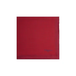 POCHETTE DA TASCHINO IN SETA STAMPATA A MANO BORDEAUX Pois