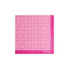 POCHETTE DA TASCHINO IN SETA STAMPATA A MANO FUCSIA Fantasia archivio 1968