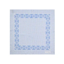 POCHETTE DA TASCHINO IN SETA STAMPATA A MANO BIANCA Microfantasia fiore