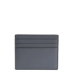 PORTACARTE DI CREDITO IN PELLE GRIGIO SCURO 7 scomparti