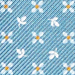 PORTACARTE DI CREDITO SETA E PELLE AZZURRO POLVERE 5 scomparti