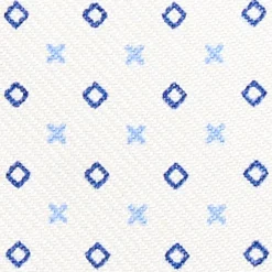 PORTACARTE DI CREDITO SETA E PELLE BIANCO 5 scomparti
