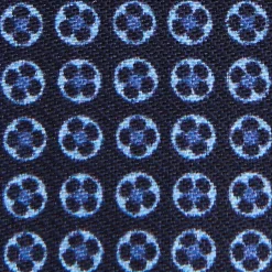PORTACARTE PIEGHEVOLE IN SETA PELLE BLU SCURO 10 scomparti