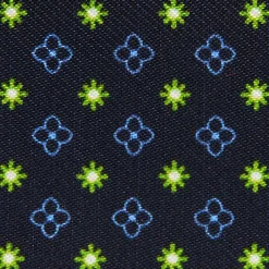 PORTACARTE PIEGHEVOLE IN SETA PELLE BLU SCURO 10 scomparti