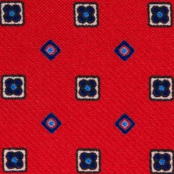 PORTACARTE PIEGHEVOLE IN SETA PELLE ROSSO 10 scomparti