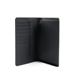 PORTAFOGLIO GRANDE NERO In pelle liscia