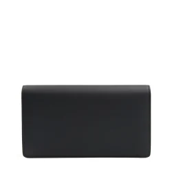 PORTAFOGLIO GRANDE NERO In pelle liscia