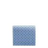 PORTAFOGLIO PICCOLO AZZURRO In seta e pelle