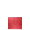 PORTAFOGLIO PICCOLO ROSSO In seta e pelle
