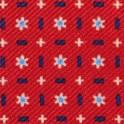 PORTAFOGLIO PICCOLO ROSSO In seta e pelle