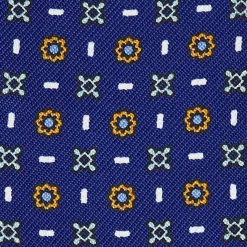 PORTAOCCHIALI BLUETTE In seta stampata a mano