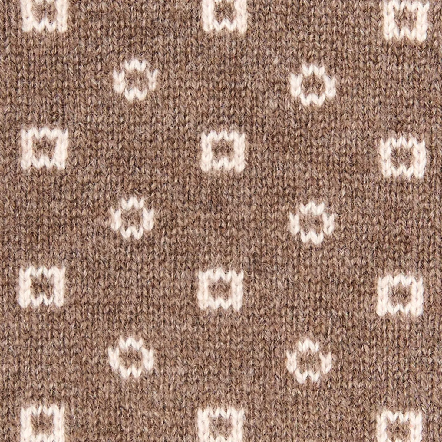 SCALDACOLLO BEIGE MICROFANTASIA In cashmere