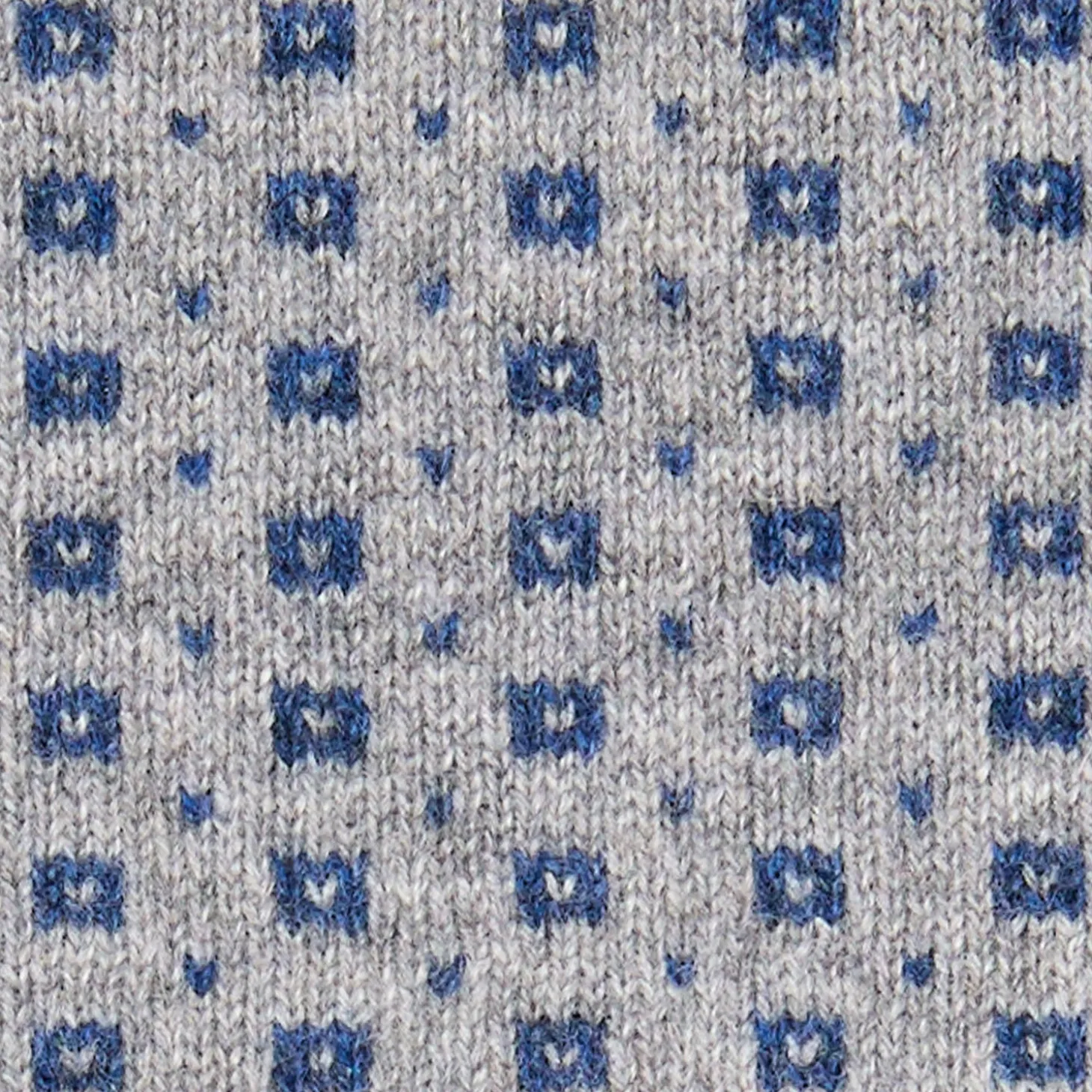 SCALDACOLLO BLU MICROFANTASIA In cashmere