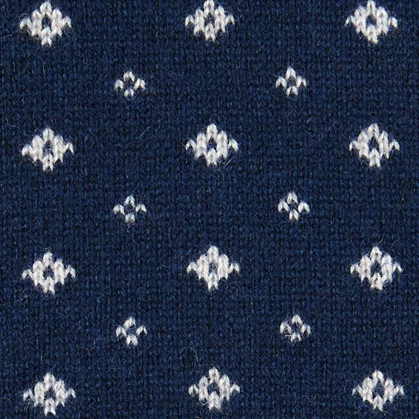 SCALDACOLLO BLU SCURO MICROFANTASIA In cashmere