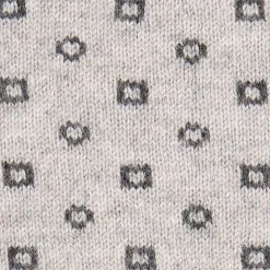 SCALDACOLLO GRIGIO SCURO MICROFANTASIA In cashmere