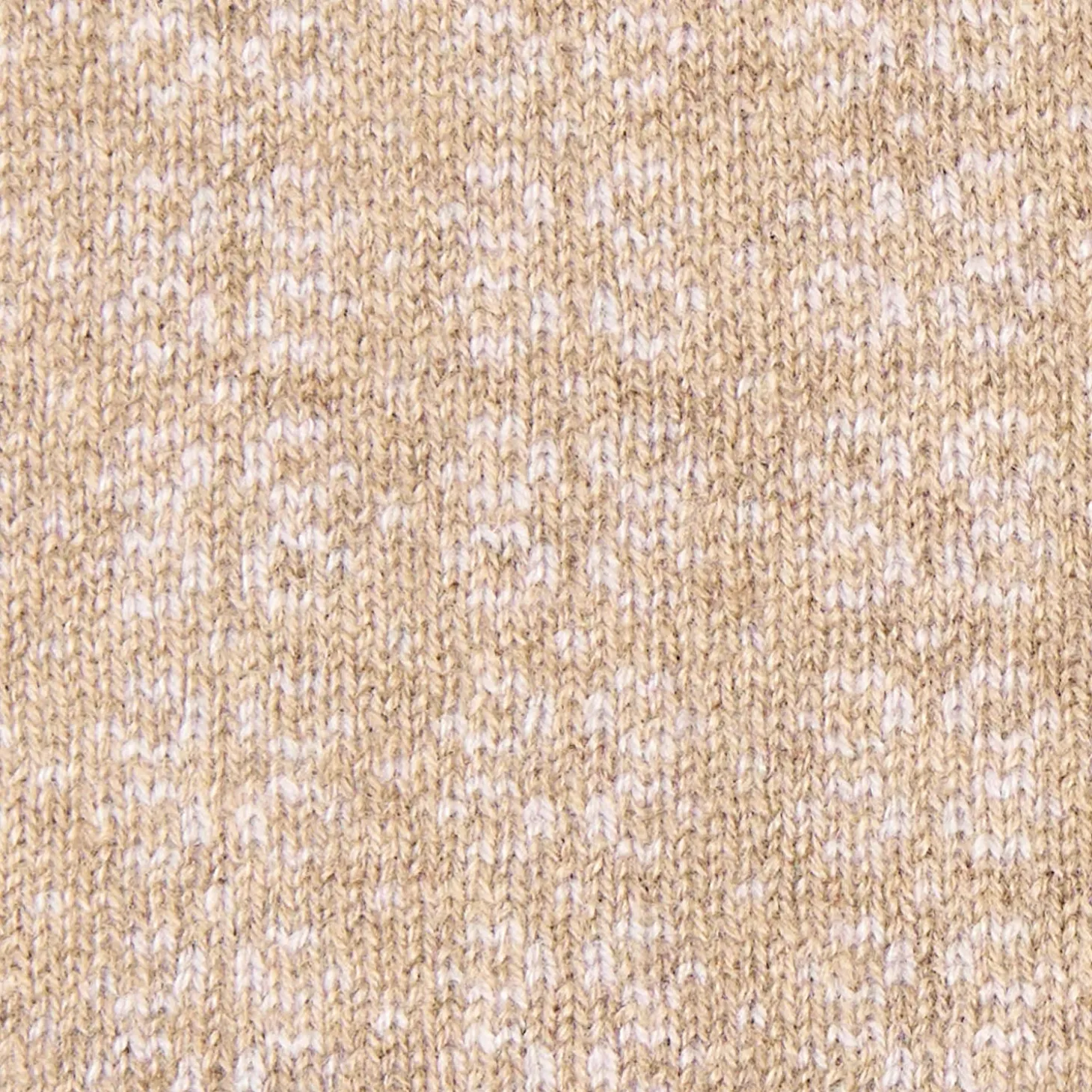 SCALDACOLLO MARRONE CHIARO E BEIGE MICROFANTASIA In cashmere