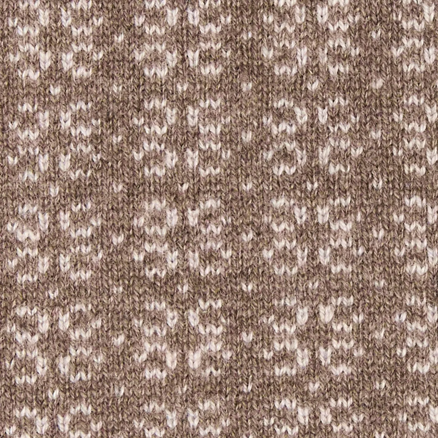 SCALDACOLLO MARRONE SCURO E BEIGE MICROFANTASIA In cashmere