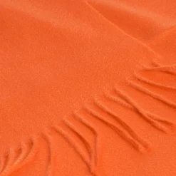 SCIARPA ARANCIONE IN CASHEMERE Tinta unita