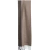 SCIARPA BICOLOR MARRONE IN LANA E CASHMERE Tinta unita