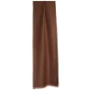 SCIARPA LOGO EM MARRONE CHIARO In lana e cashmere