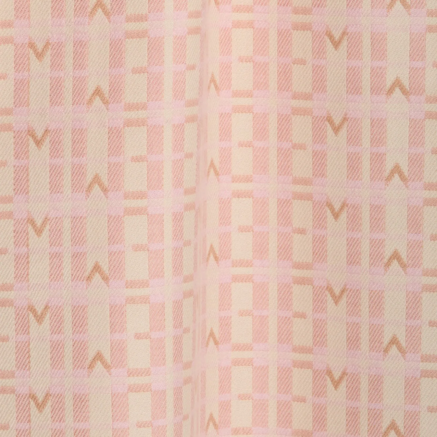 SCIARPA LOGO EM ROSA In lana