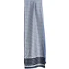SCIARPA TUBOLARE AZZURRA IN SETA TWILL Busy pattern