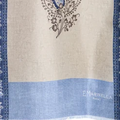 SCIARPA TUBOLARE BEIGE IN SETA TWILL Paisley pattern