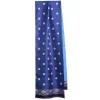 SCIARPA TUBOLARE BLU IN SETA TWILL Floral drift