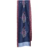 SCIARPA TUBOLARE BLU SCURO IN SETA TWILL Paisley pattern