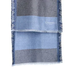 SCIARPA TUBOLARE GRIGIA IN SETA TWILL Paisley pattern