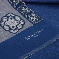SCIARPA TUBOLARE GRIGIO SCURO IN SETA TWILL Classic daisy
