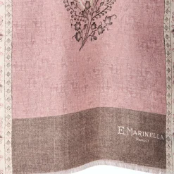 SCIARPA TUBOLARE ROSA IN SETA TWILL Paisley pattern