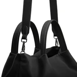 SOFT BAG NERA In pelle liscia