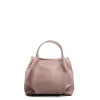 SOFT BAG ROSAIn pelle liscia