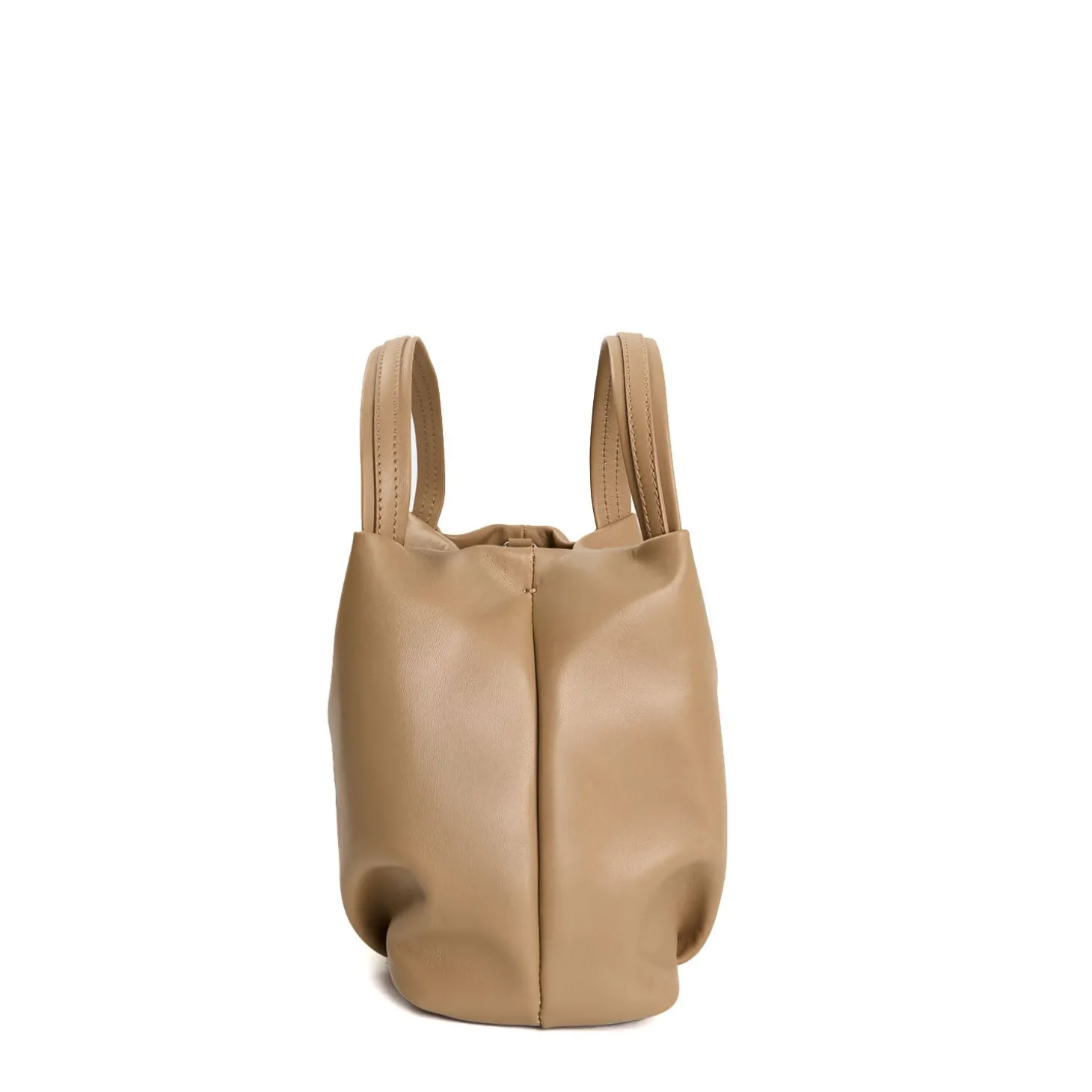 SOFT MINI BAG CUOIO POLVERE In pelle liscia