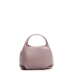 SOFT MINI BAG ROSA In pelle liscia