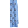 STOLA AZZURRA IN SETA MADDER Collezione floreale