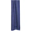 STOLA BLUE IN LANA Decorazioni floreali