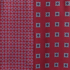STOLA BORDEAUX IN LANA Decorazioni floreali