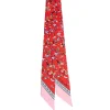 TWILLY IN SETA ROSSO Garden flower